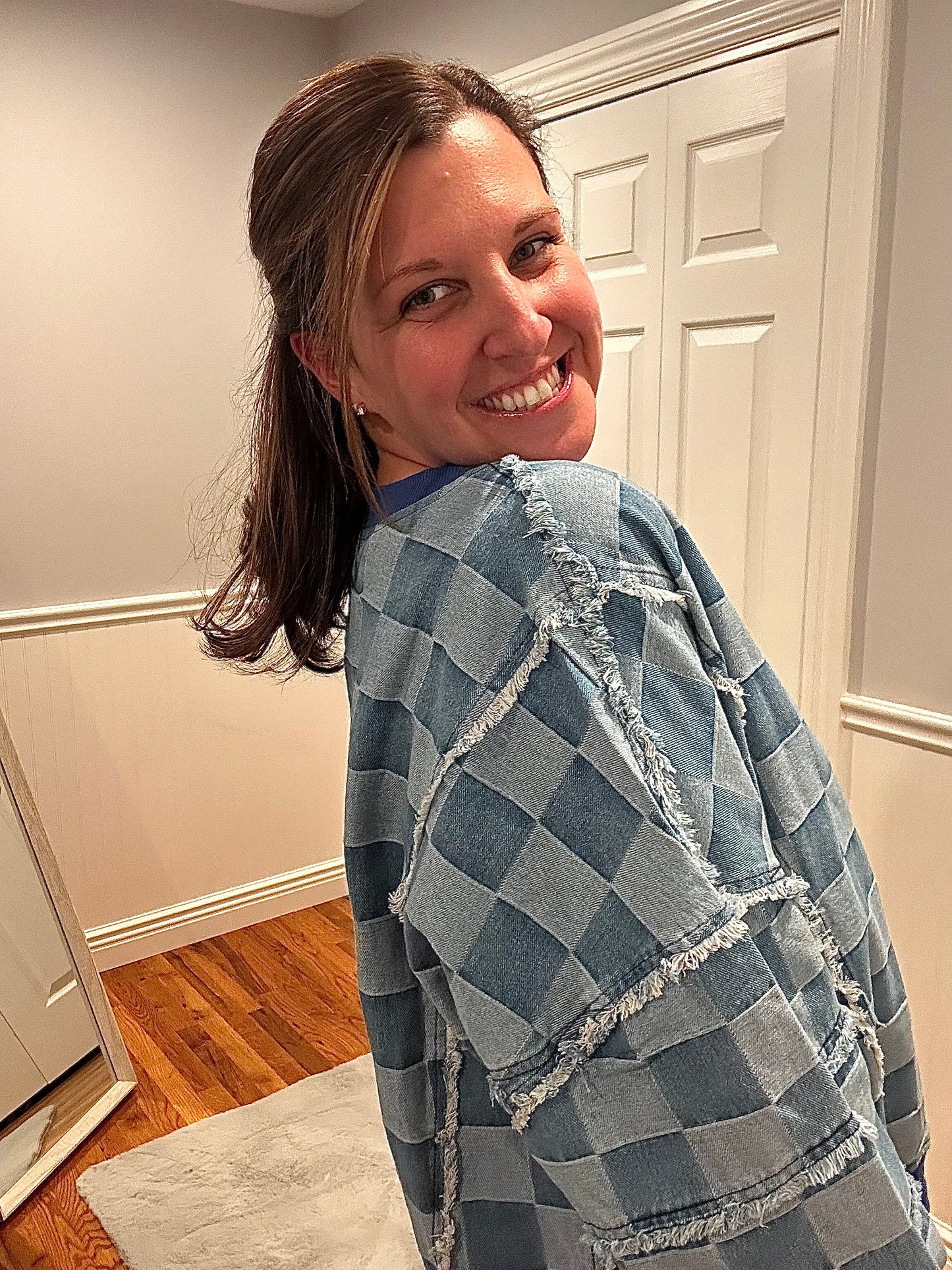 The Cozy Check Pullover