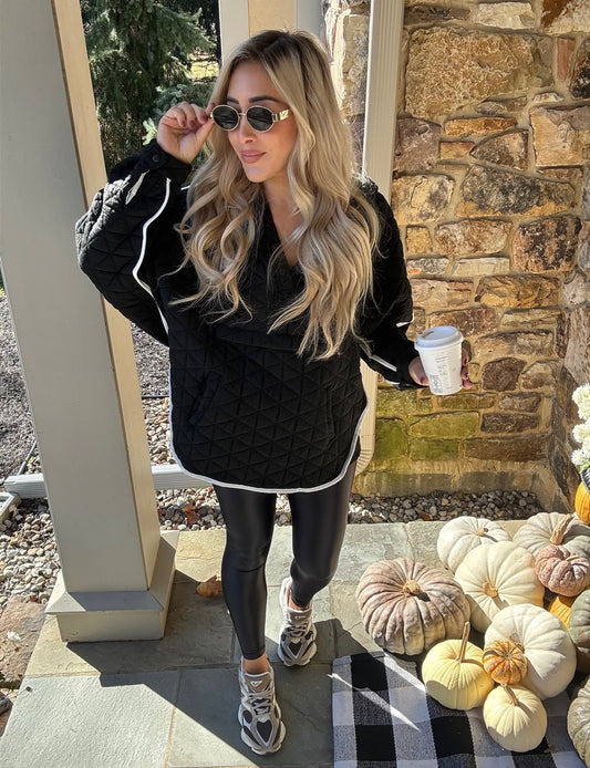 The Double Take Quilted Hoodie