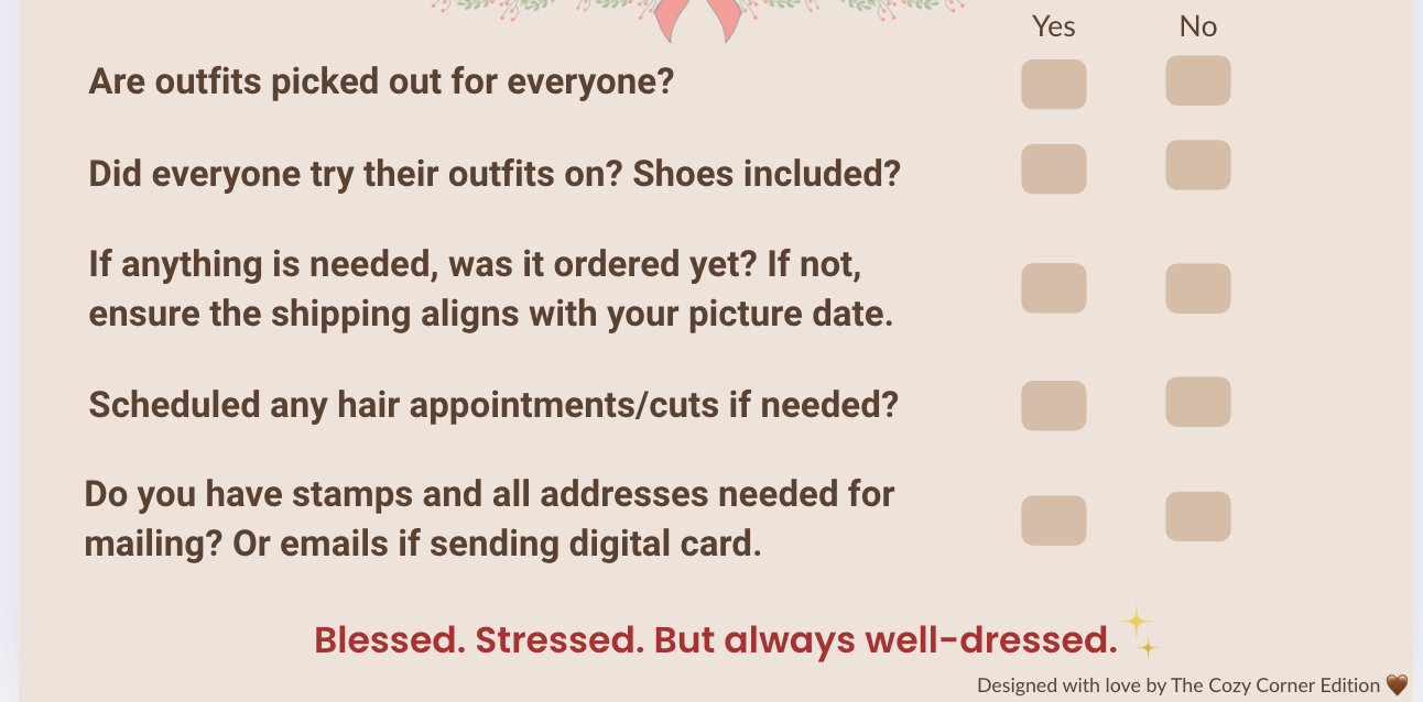 The Cozy Christmas Planner (Digital Download)