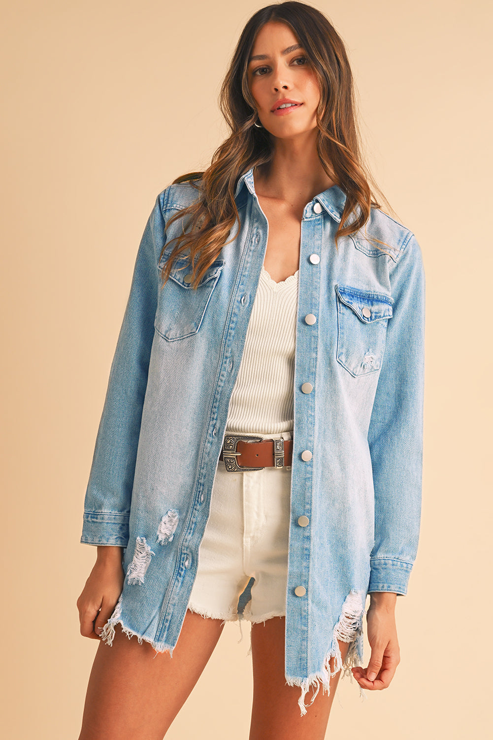 The Weekend Blues Shacket