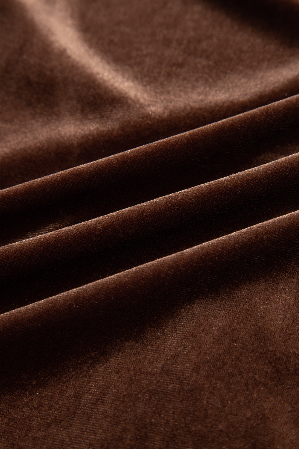 Chicory Coffee Velvet Mini Dress