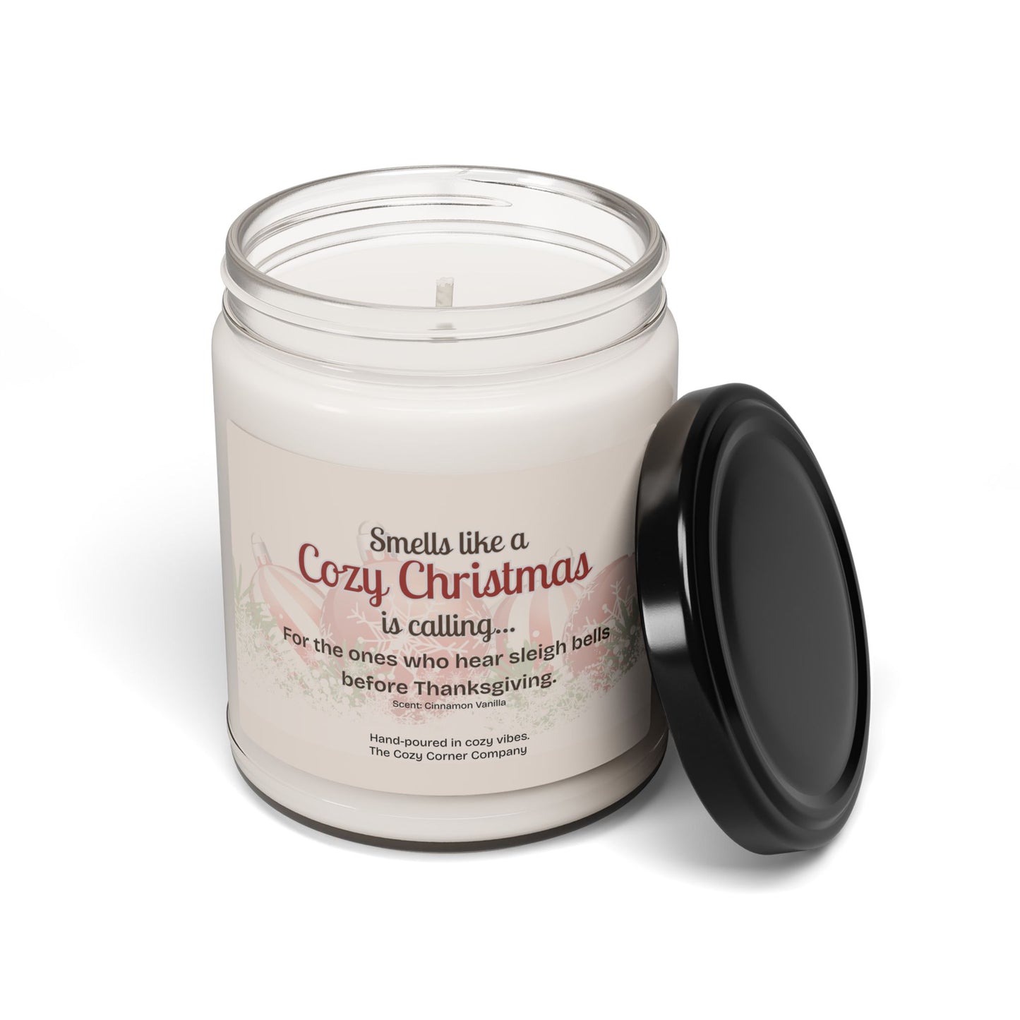 Smells Like a Cozy Christmas Is Calling — 9oz Cozy Candle