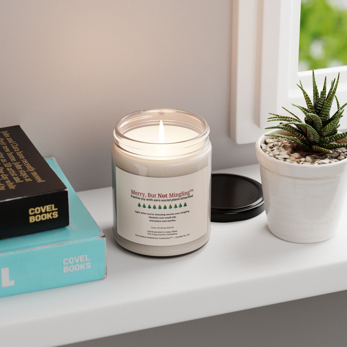 Merry, But Not Mingling™ - Festive Soy Candle (Christmas Warmth)