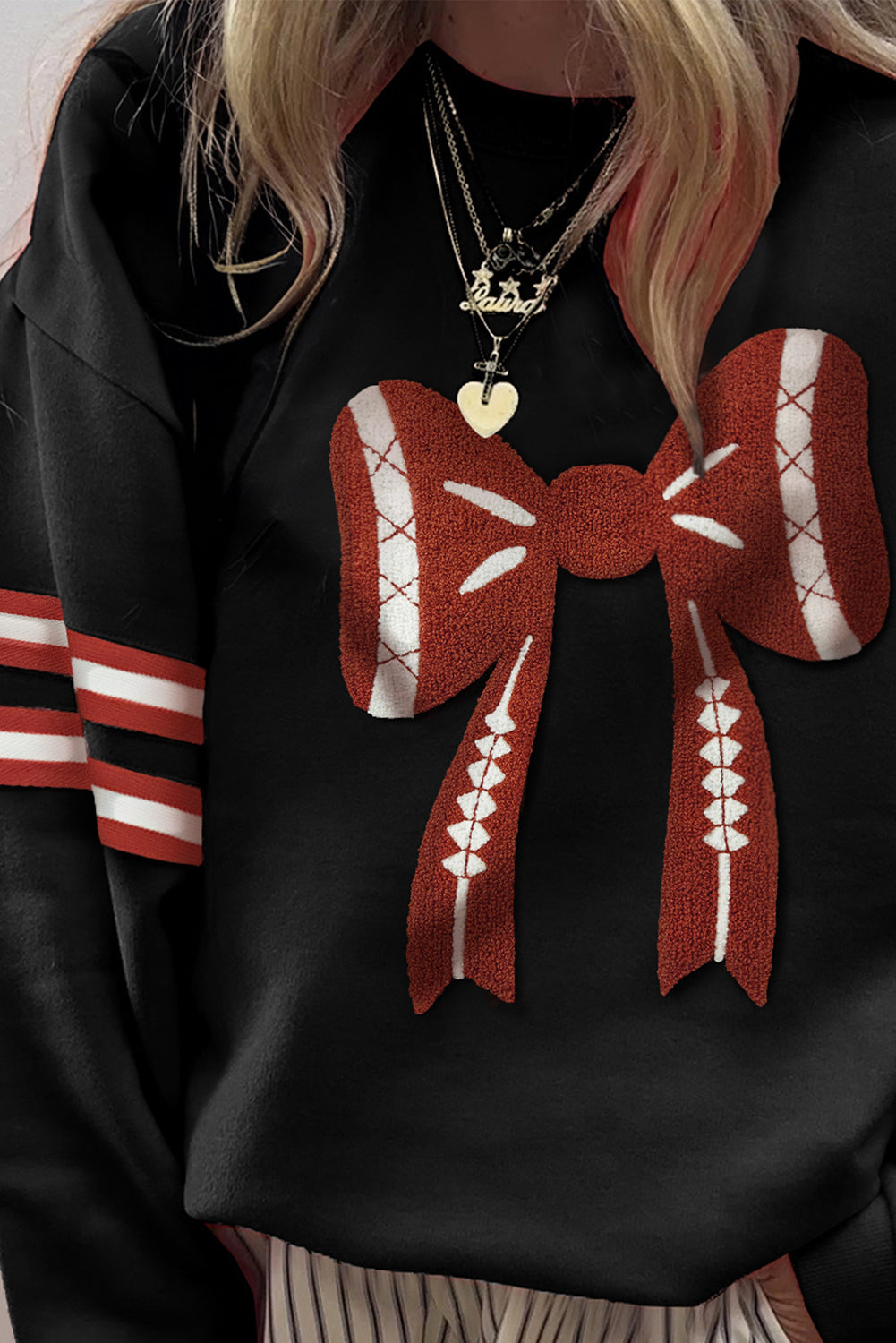 Game Day Bow Sweatshirt