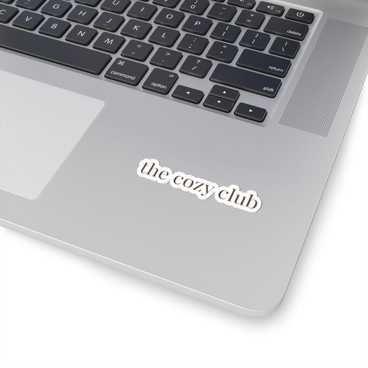 the cozy club™ die-cut sticker