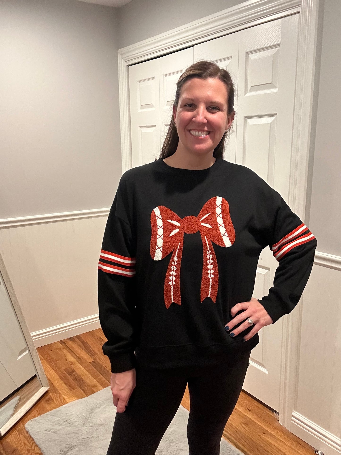 Game Day Bow Sweatshirt