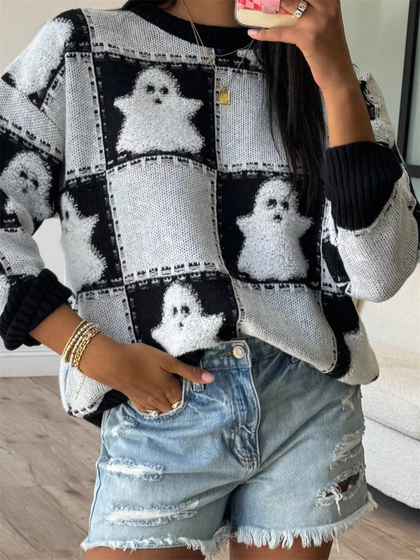 Ghosted in Checks Sweater