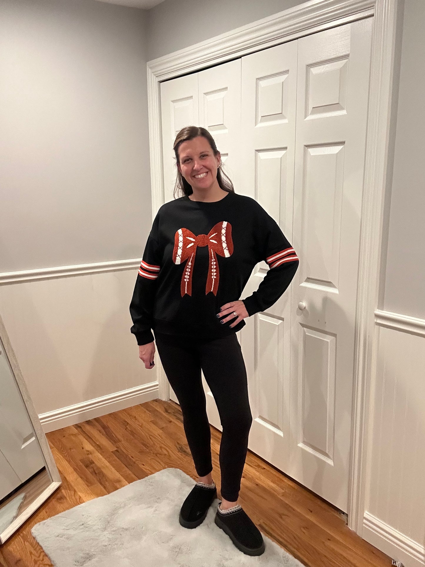 Game Day Bow Sweatshirt