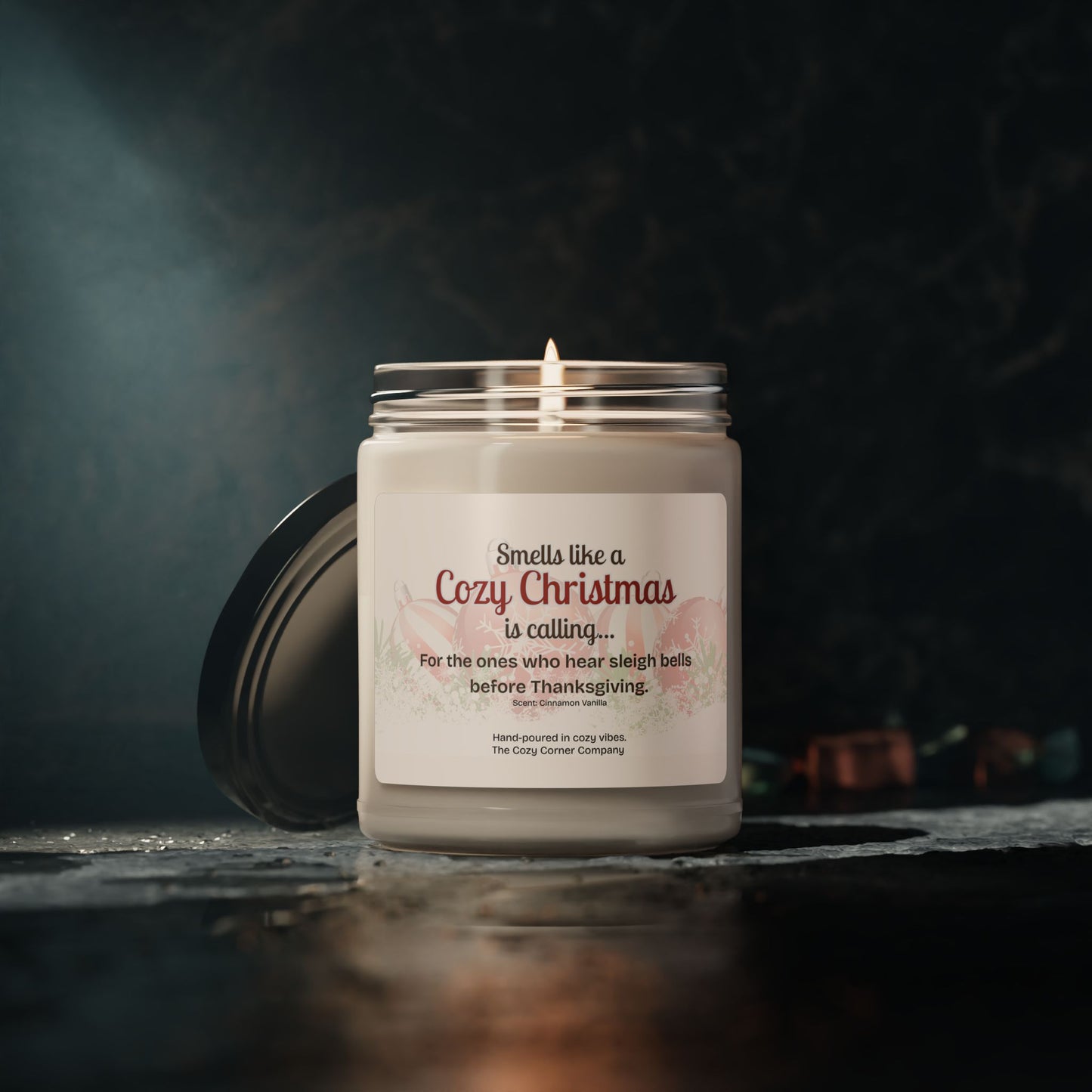 Smells Like a Cozy Christmas Is Calling — 9oz Cozy Candle