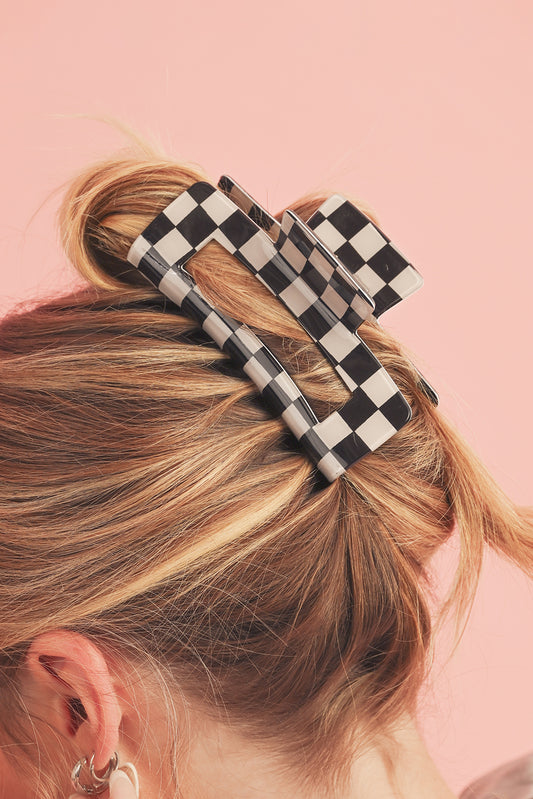 Check Yourself Hair Clip