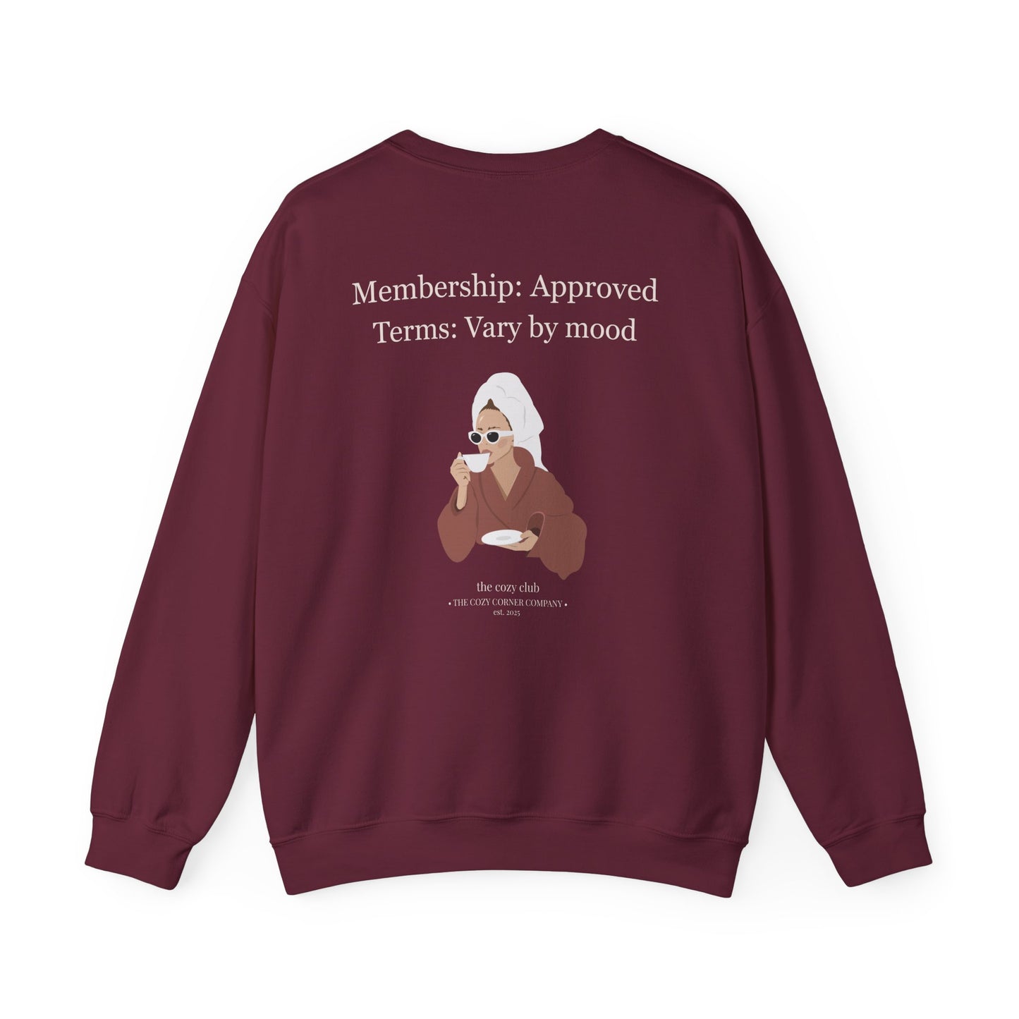 The Selectively Social Society Crew | Cozy Club Graphic Sweatshirt