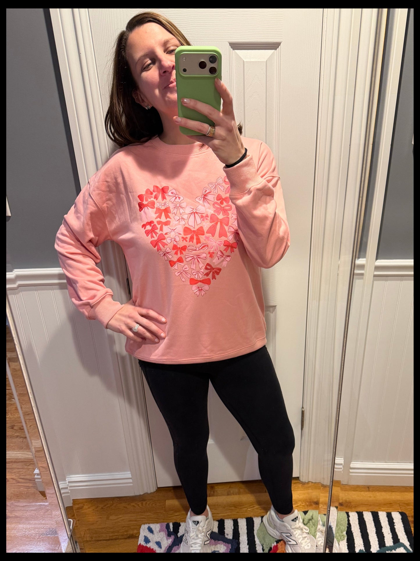 Bow Down to Cozy Heart Pullover