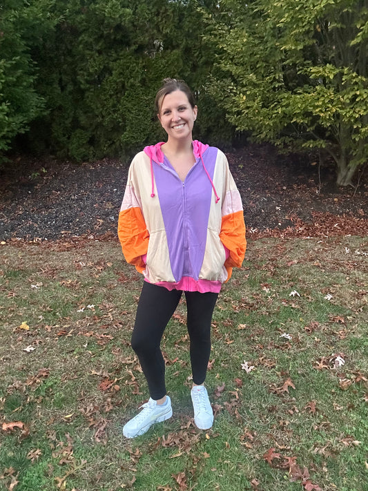 The Colorblock Glow Hoodie