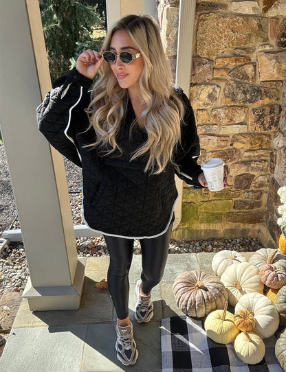 The Double Take Quilted Hoodie