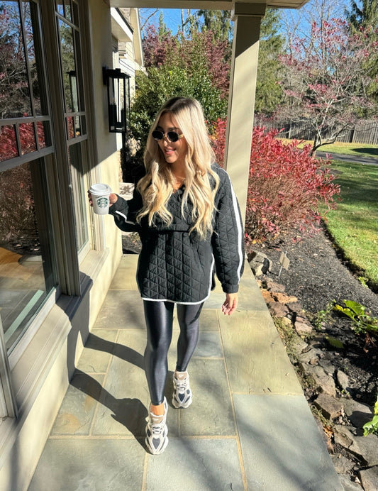 The Double Take Quilted Hoodie