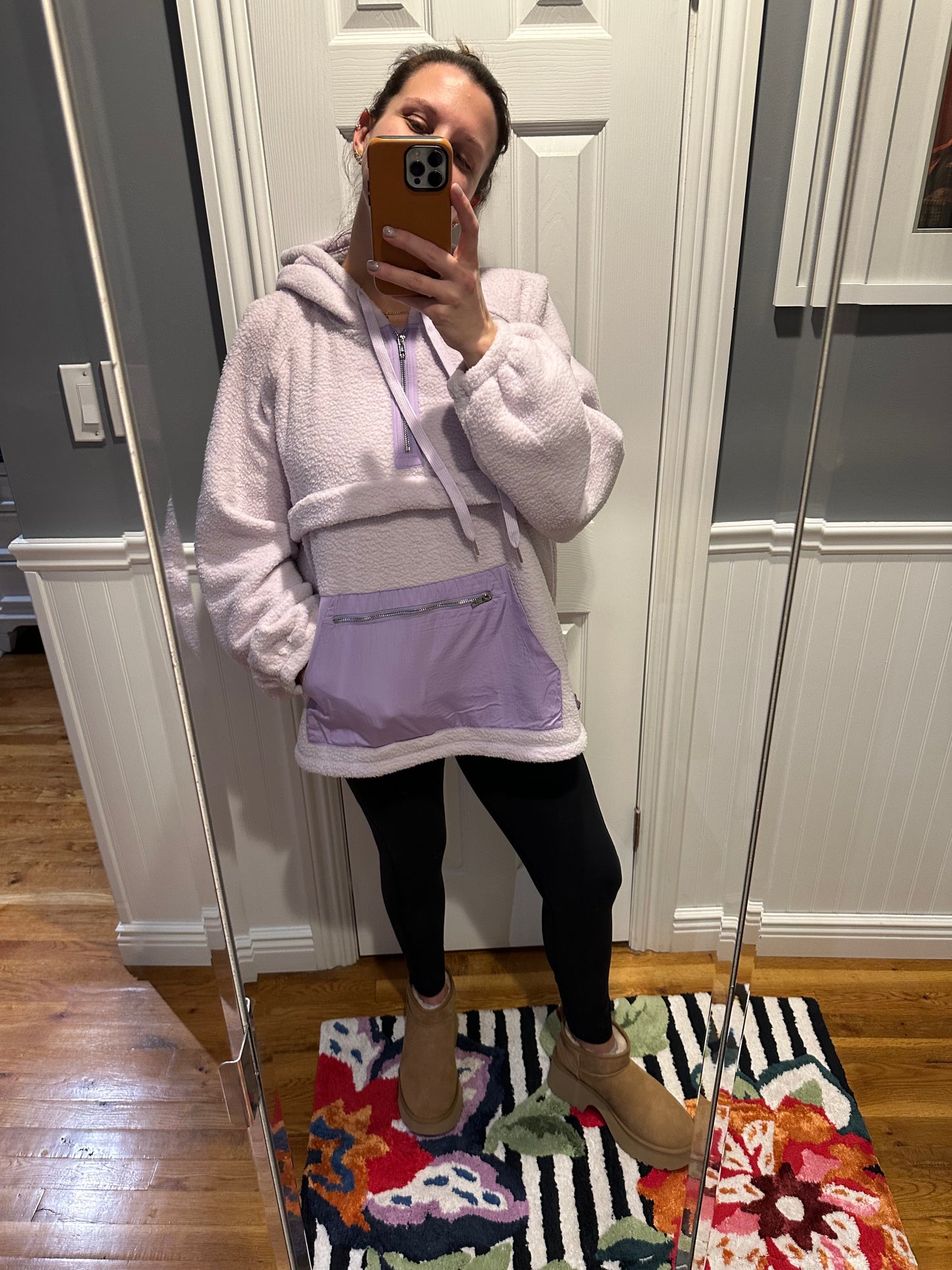 The Lavender Cloud Sherpa Hoodie
