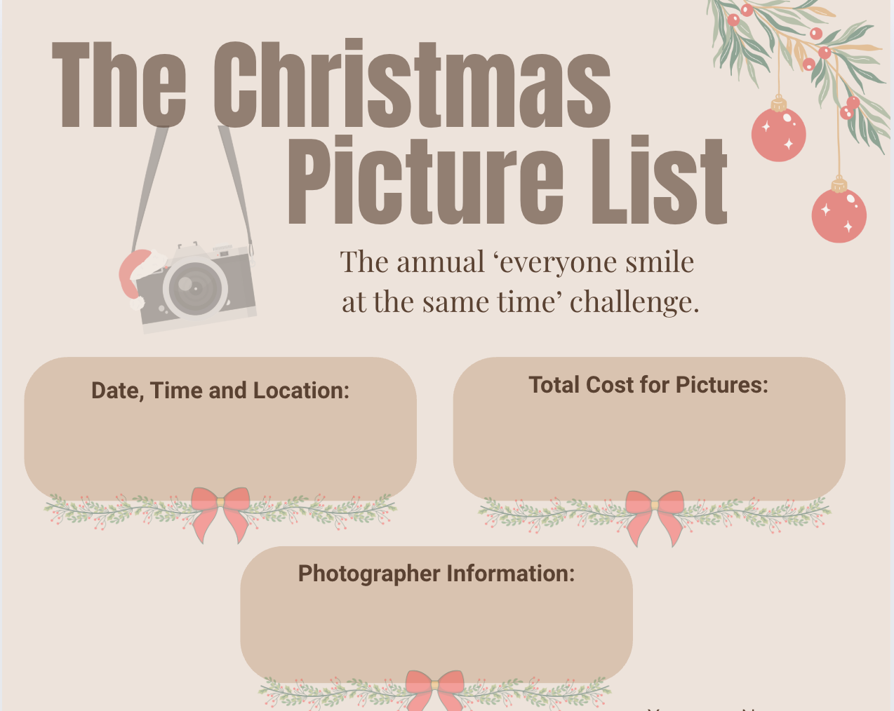 The Cozy Christmas Planner (Digital Download)