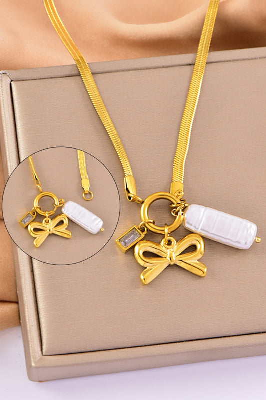 Tied in Gold Necklace